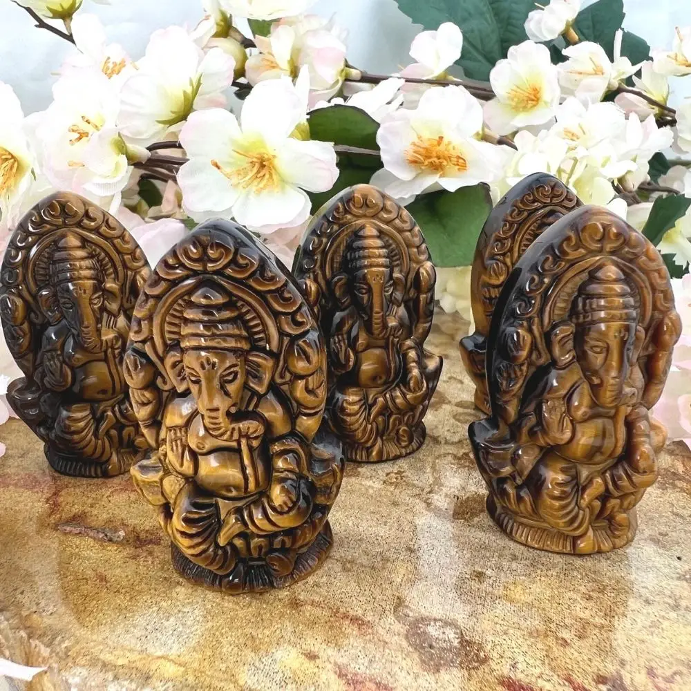 tiger's eye ganesha